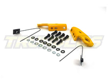 Trundles Heavy Duty Yellow Tow Point (Pair) to suit Nissan Patrol Y61 Series 4 & Toyota Landcruiser 80/100 Series 1990-2023