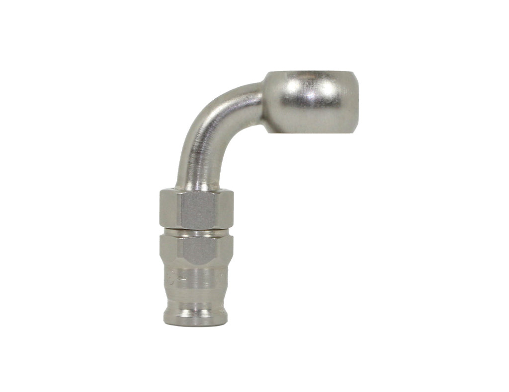 34883 | Speedflow 200 Series Steel M10 (3/8") Banjo 90° Hose End