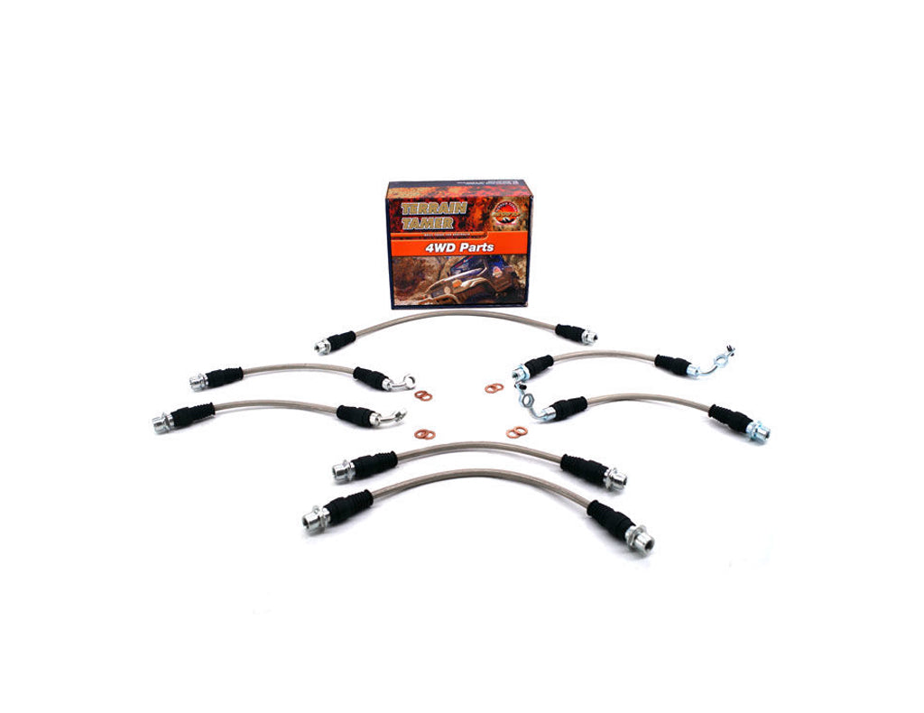 Terrain Tamer Brake Hose Kit to suit Toyota Landcruiser 70 Series 2016-Onwards