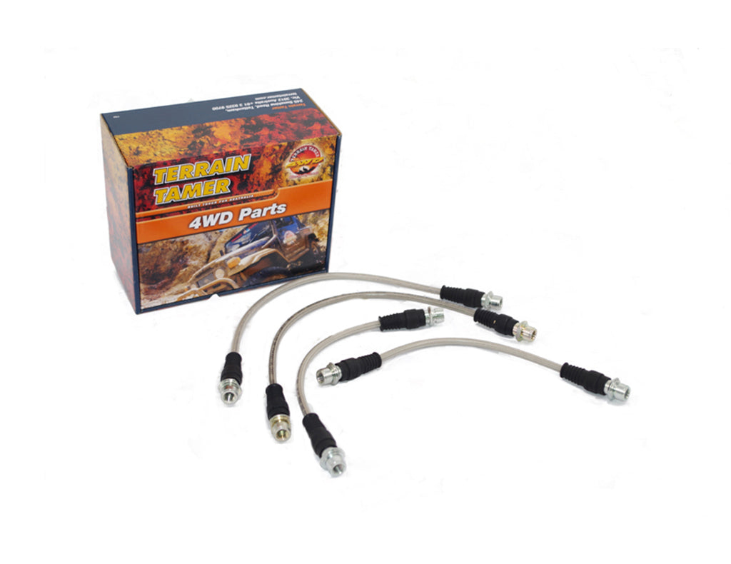 Terrain Tamer Brake Hose Kit to suit Toyota Hilux N70 2004-2015 (VSC)