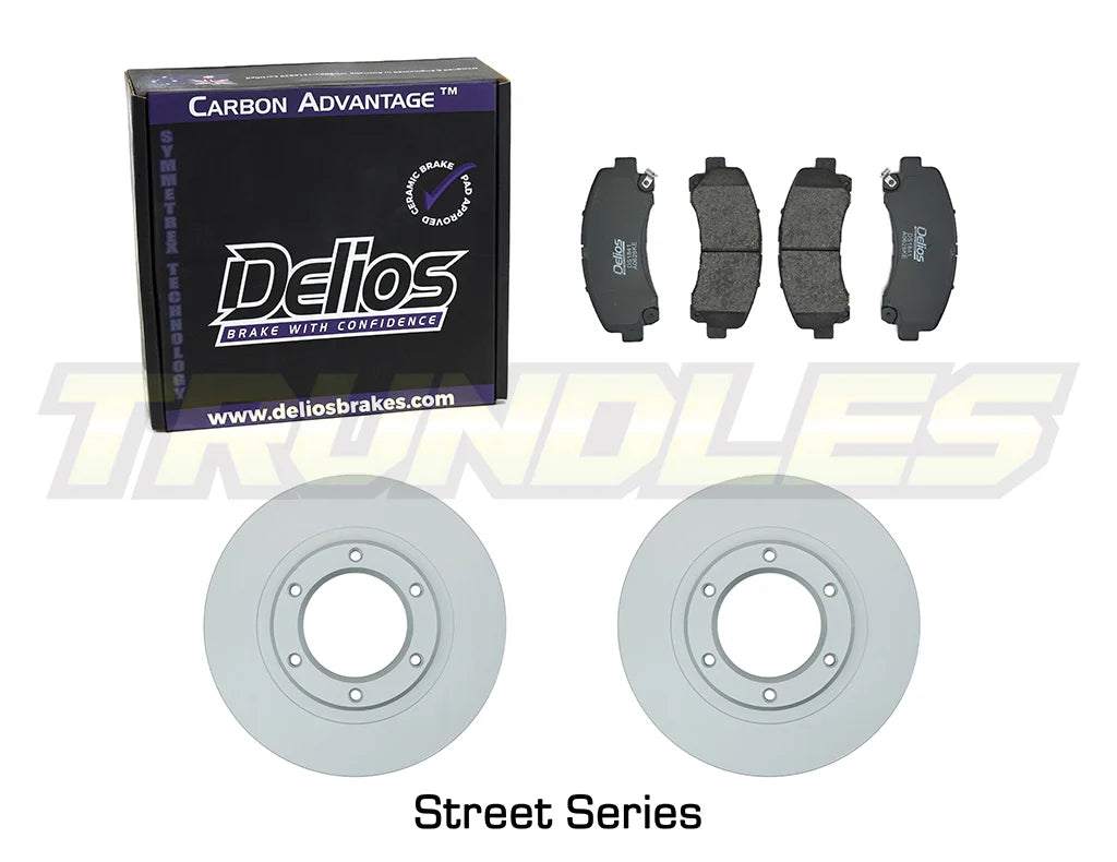 Delios Slip-On Front Brake Upgrade Kit to suit Holden Colorado RG 2016-Onwards