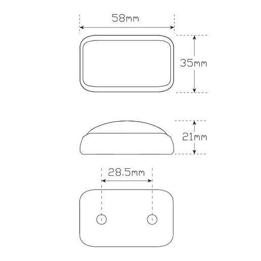 LED Indicator Lights for XROX Bar on KZN185 Surf - Trundles Automotive