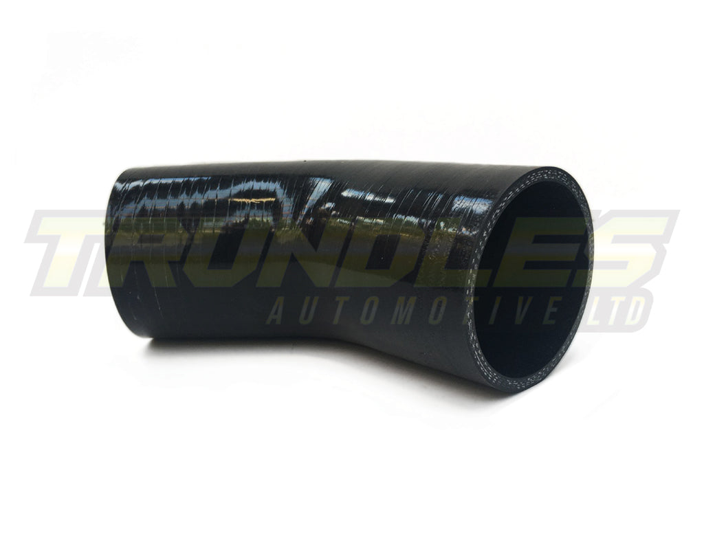 3" 45 Degree Silicone Elbow Joiner - Black