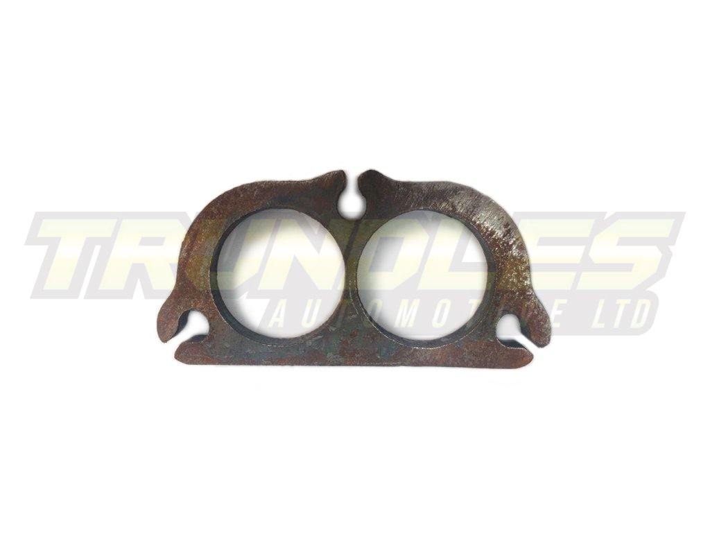 Coby Universal 3 Bolt Twin Exhaust Flange - Trundles Automotive