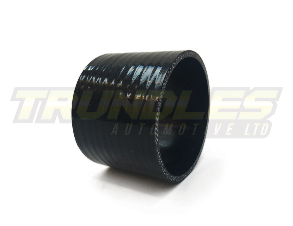 4" Silicone Straight Hose Joiner - Black