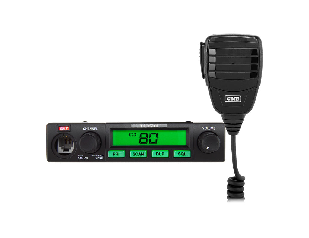 23823 | GME TX3500S 5 Watt Compact UHF CB Radio with ScanSuite™