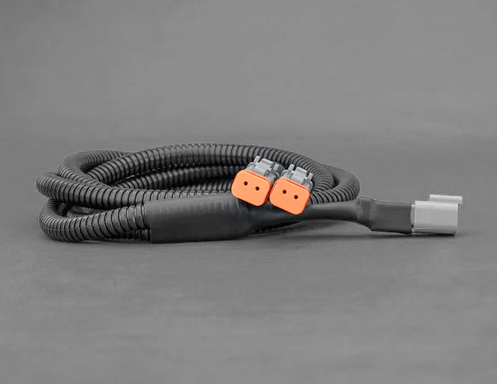 36614 | STEDI 2 to 1 Deutsch Connector / Splitter / 2 Lights with 1 Wiring Harness 1.5m