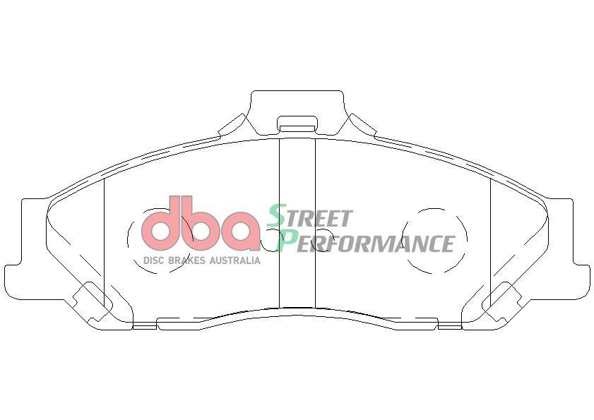 DBA SP Front Brake Pads - Ford Ranger PK/PJ 07-11 - Trundles Automotive