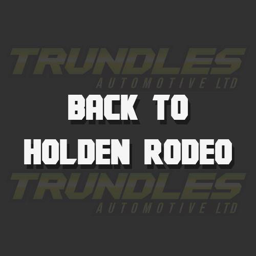 Back to Rodeo - Trundles Automotive