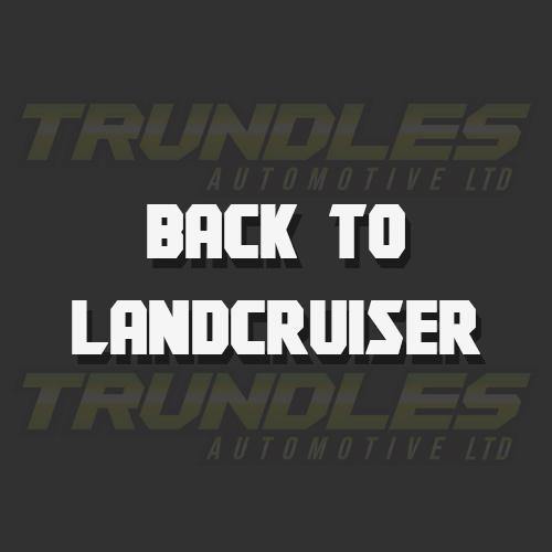 Back to Landcruiser - Trundles Automotive