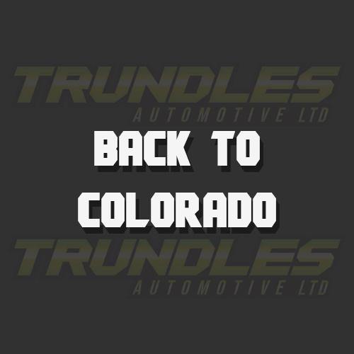 Back to Colorado - Trundles Automotive
