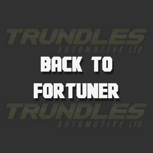 Back to Fortuner - Trundles Automotive