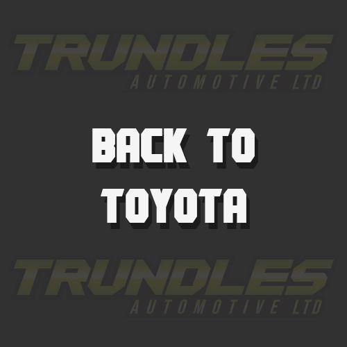 Back to Toyota - Trundles Automotive