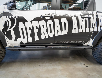 Offroad Animal Side Rails & Rock Sliders to suit Toyota Hilux N80 & N90 2015-Onwards