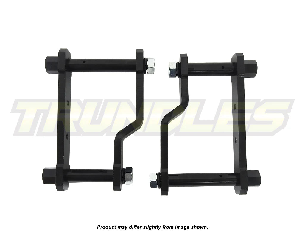 Trundles 30mm Extended Rear Shackle Kit to suit Nissan Navara D27 2026-Onwards