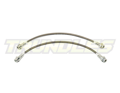 Trundles Extended Braided Brake Hose Kit to suit Isuzu MU-X 2012-2020
