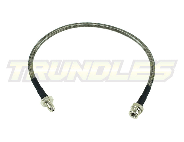 Front Extended Braided Brake Hose (NON-ABS) to suit Toyota Landcruiser 80 Series 1990-1998