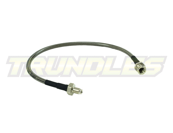 Front Extended Braided Brake Hose (NON-ABS) to suit Toyota Landcruiser 80 Series 1990-1998