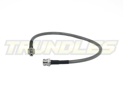 Rear Extended Braided Brake Hose (NON-ABS) to suit Toyota Landcruiser 80 Series 1990-1998