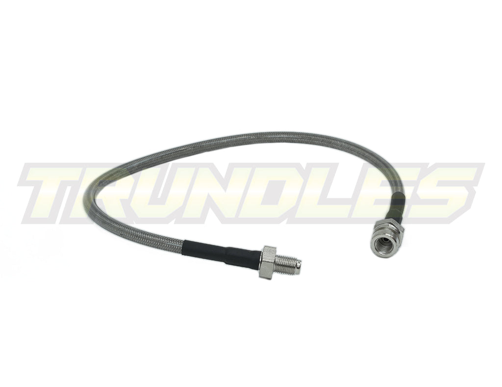 Rear Extended Braided Brake Hose (NON-ABS) to suit Toyota Landcruiser 80 Series 1990-1998