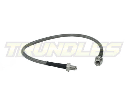 Rear Extended Braided Brake Hose (NON-ABS) to suit Toyota Landcruiser 80 Series 1990-1998