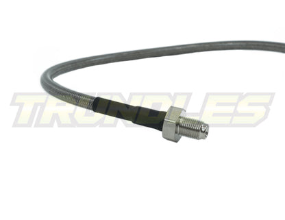 Rear Extended Braided Brake Hose (NON-ABS) to suit Toyota Landcruiser 80 Series 1990-1998