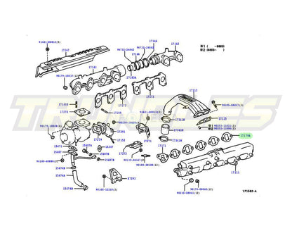 Genuine Intake Gasket to suit Toyota Landcruiser 1990-2007