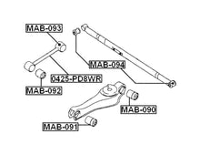 Febest Rear Lower Trailing Arm Bush to suit Mitsubishi Delica 1994-1999