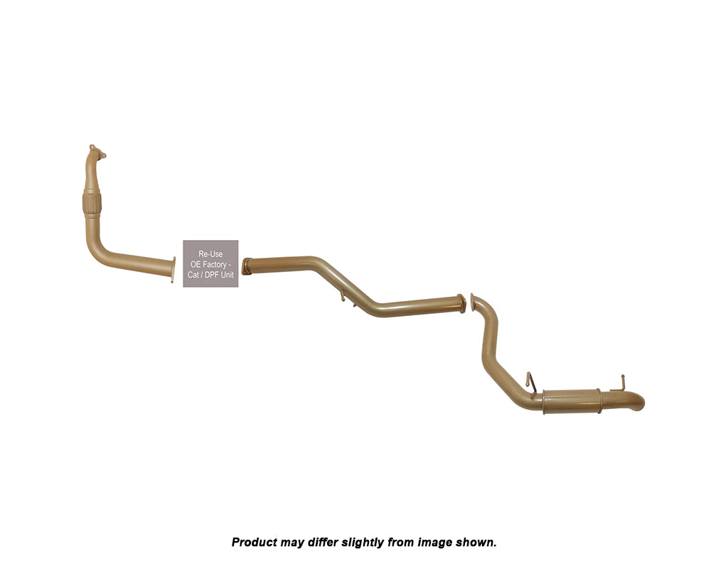 King Brown DPF Back Exhaust System to suit Mitsubishi Pajero NS / NX 4M41T 2006-2021
