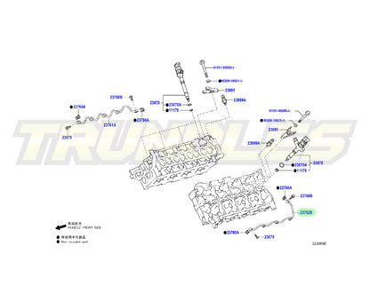 Genuine Nozzle Pipe 2 to suit Toyota VDJ Engines