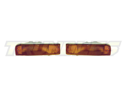 01962 | Amber Bumper Lamps to suit Toyota Hilux Surf/4Runner 1992-1997