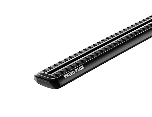 Rhino Rack Black Sportz 1-Bar System with RL150 Legs to suit Toyota Landcruiser 79 Series Single Cab 2007-Onwards