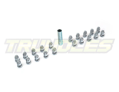 40383 | Wheel Nut Pack (20) - M14 x 1.5 Lug Nut - Spline Drive - CHROME
