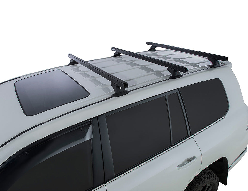 Rhino Rack Heavy Duty RCH Black 3 Bar Roof Rack to suit Toyota Landcruiser 200 Series 2007-2022 / Lexus LX570 2007-2015