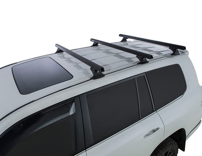 Rhino Rack Heavy Duty RCH Black 3 Bar Roof Rack to suit Toyota Landcruiser 200 Series 2007-2022 / Lexus LX570 2007-2015