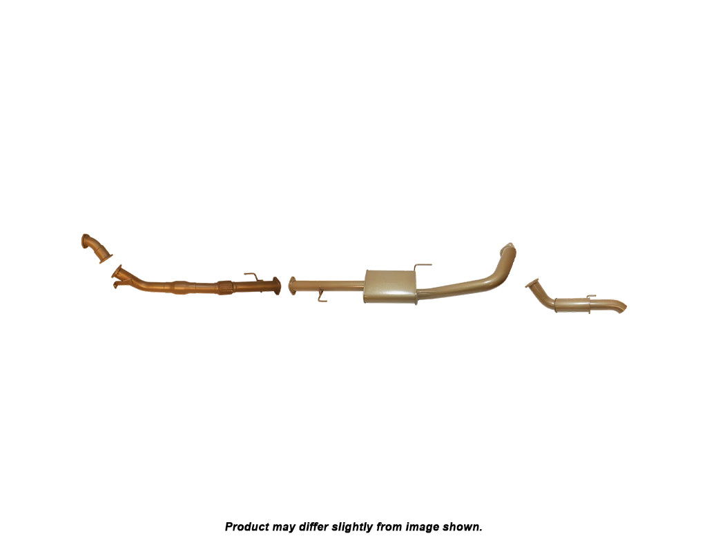 King Brown Turbo Back Exhaust System (with Cat) to suit Toyota Landcruiser Prado 120/150 Series 1KD-FTE 2006-2015