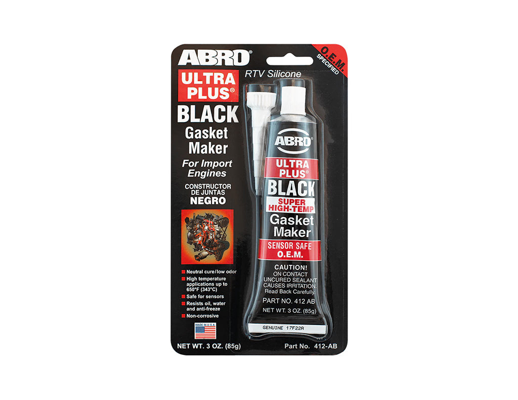 Abro Silicone Instant Gasket Maker - Black