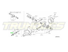 Genuine Nissan Pinion Nut to suit Nissan Patrol / Navara / Pathfinder