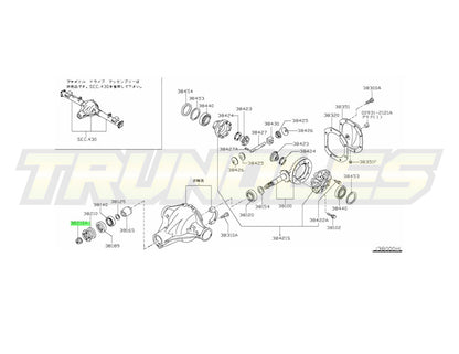Genuine Nissan Pinion Nut to suit Nissan Patrol / Navara / Pathfinder