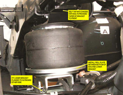 Polyair Standard/Raised Height Airbag Kit to suit Isuzu D-Max 2nd Gen 4WD/2WD 2012-2020