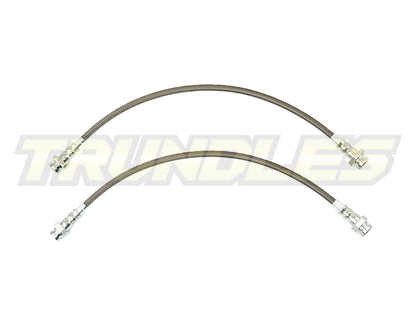 Trundles Extended Braided Brake Hose Kit to suit Isuzu MU-X 2012-2020
