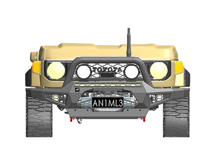 Offroad Animal 3" Round Hoop to suit Toyota Landcruiser 70 Series Facelift Predator Bar 2023-Onwards