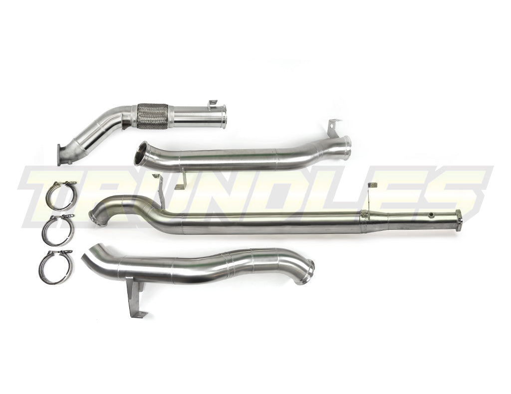 Trundles 4" Stainless Exhaust (Extra Loud) to suit Toyota Landcruiser VDJ79 Series 2016-Onwards