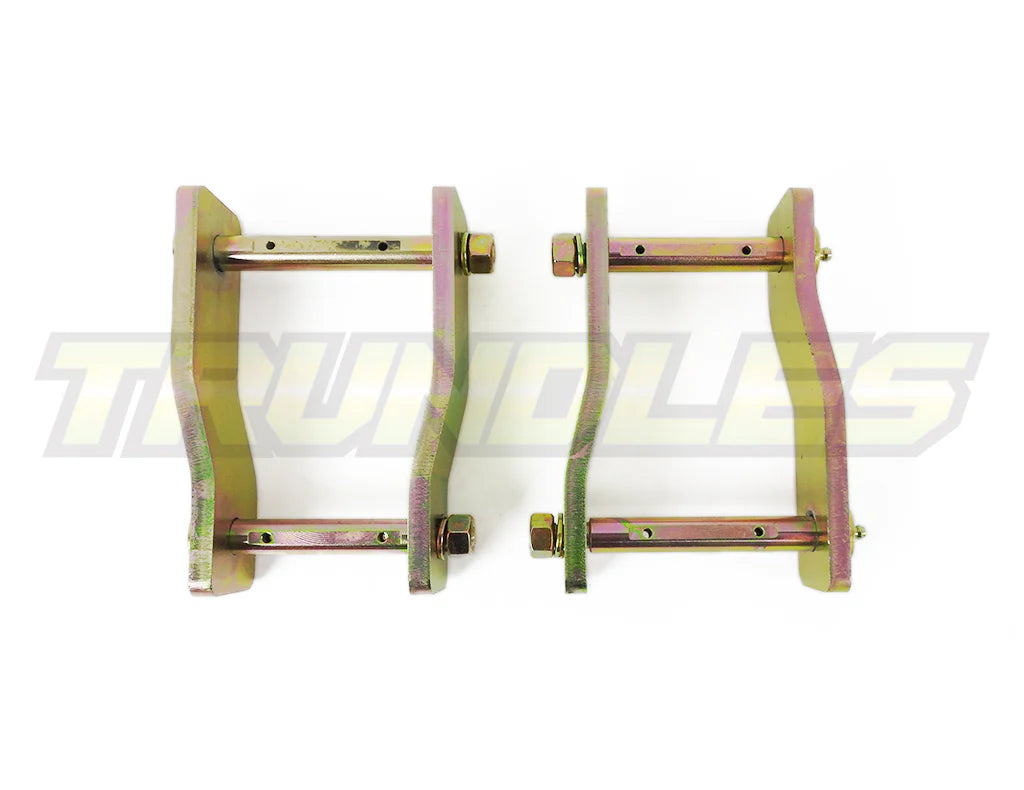 04893 | Dobinsons 25mm Lift Extended Rear Shackles to suit Mitsubishi L300 1986-1994