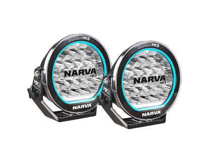 Narva 7" Ultima MK3 Hybrid Beam 180 LED  Driving Lights Kit