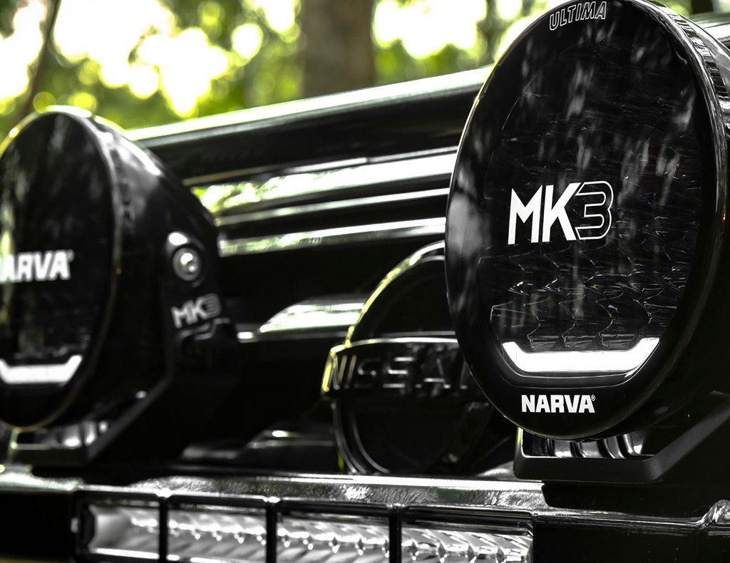 Navara 9" Ultima MK3 Hybrid Beam 215 LED  Driving Light Kit