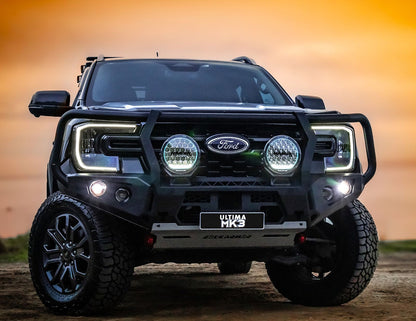 Navara 9" Ultima MK3 Hybrid Beam 215 LED  Driving Light Kit