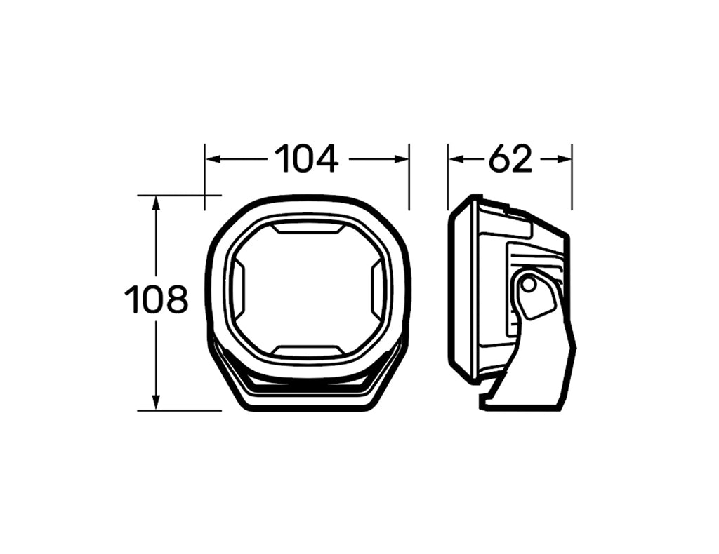 Narva 12/24V 4" EX2 Driving Light (Single)