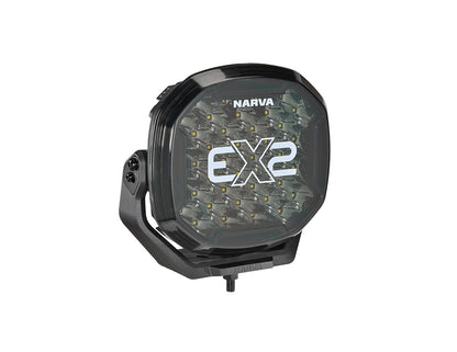 Narva Blackout 12/24V 7" EX2 Driving Light with Dual-Colour Front Position Lights (Pair)