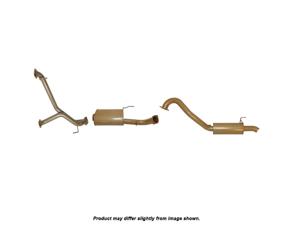 King Brown Head Back Exhaust System to suit Toyota Landcruiser 100 Series 2UZ-FE 1998-2008